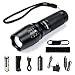 Produktbild Taktische Taschenlampe FYHAP Superhelle CREE LED Mini T6 Taschenlampe mit einstellbarem Fokus, 5 Beleuchtung Modus, inklusive 18650 Batterie, Tragbare Wasserdichte Taschenlampe für Camping Wandern Haushalt