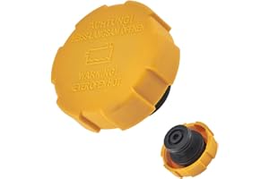 MAIXIANGGUOJI Radiator Expansion Water Tank Cap Car Header Tank Radiator Cap Compatible With Opel Vauxhall Corsa D Astra H Vectra C Zafira B Signum Saab 9-3 1304677 9202799 (Yellow)