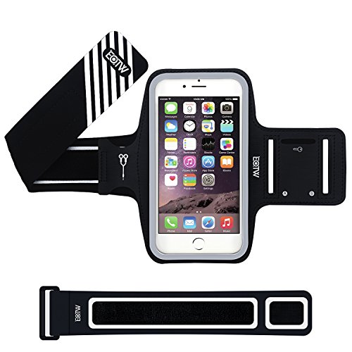 EOTW Brazalete Deportivo para iPhone Sumsang Huawei BQ  Negro Brazalete para 4 7pulgadas Universal 