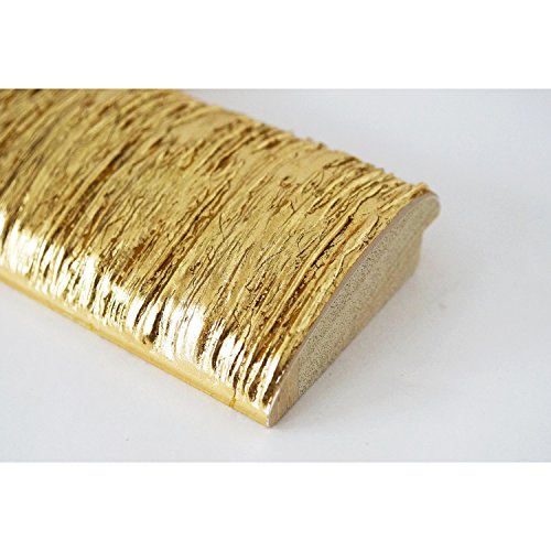 Spiegel Wandspiegel Badspiegel – Rostock 7,2 – Gold – 200 Größen zur Auswahl – handgefertigt – DIN A1 (59,4 x 84,1 cm) – FM – Modern, Shabby, Vintage - 6