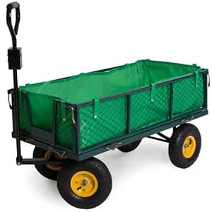 Carrello Da Giardino In Rete KADAX Con Telo Rimovibile, Portata 300 Kg Carrello Manuale In Alluminio Verniciato A Polvere  S2 475866978