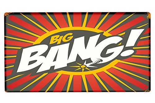 Preisvergleich Produktbild Fußmatte Retro Big Bang bedruckt 99x55 cm