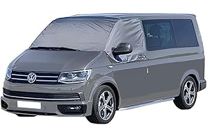 UK WHOLESALE LOWERING THE COST TO YOU UK Wholesale UKW032GREY Luxury Front Windscreen Wrap Cover Grey - To Fit VW T6/T6.1 Models