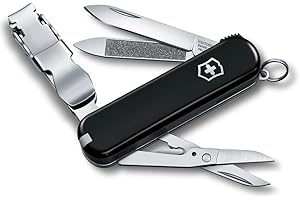 Victorinox, Nail Clip 580, Coltellino Svizzero, Originale, Multiuso, Campeggio, 8 Funzioni, Lama, piccola, Lima per unghie