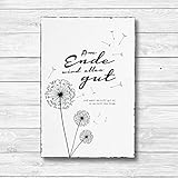 Am Ende wird alles gut und wenn es nicht gut ist ist es nicht das Ende - Dekoschild Wandschild Holz Deko Wand Schild 20x30cm Holzdeko Holzbild Geschenk Mitbringsel Geburtstag