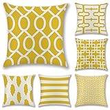 Das Muster wird nur auf einer Seite gedruckt.Nur die Kissenbezüge, INSERT sind nicht inbegriffen, 6 Stück Kissenbezüge.