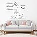 Produktbild Wimpern Wandtattoo Wimpern & Brauen Aufkleber Wandaufkleber Für Mädchen Wimpern Aufkleber Beauty Salon Shop Tapeten Dekor Hot 63 * 56 cm