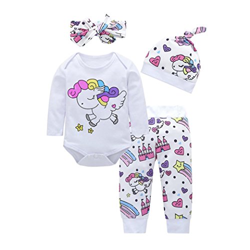 Fossen ropa bebe niña niño invierno otoño recién nacido monos de manga larga camiseta de dinosaurio caballo del arco iris