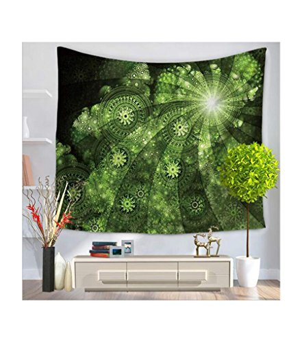 LvRao Blumen Tapisserie, Gobelin, Wandteppich, Indisches Tapisserie, Bohemian Wohnheim Decor Stranddecke #2 Blumen -2 150*130cm - 2