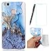 Produktbild Huawei P9 Lite Hülle , Lotuslnn Imitation Stone Blue Thin TPU Silikon Soft Skin Bumper Tasche for Huawei P9 Lite Schutzhülle