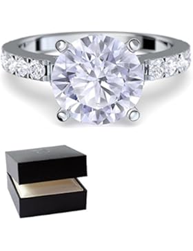 * Verlobungsringe mit Zirkonia Stein * + LUXUSETUI! Verlobungsring Heiratsantrag Idee Antrag Hochzeit Idee Silberring...