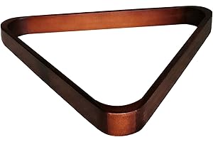 Amagogo Support de Triangle de Billard en Bois, Accessoires, 8 Boules, Support de Boule, Support de Diamant, Support de Table, Billard