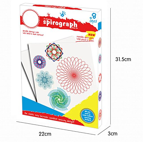 Preisvergleich Produktbild Kelaina Multifunktional Kinder Kreation Kaleidoskop Muster Zeichnung Malerei Schablonen Maßstab Vorlage festgelegt