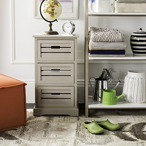3-Drawer Storage Unit in White Finish