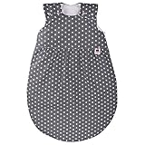 Sugarapple Ganzjahres Baby Schlafsack (50 cm - 110 cm Länge u. 35 Farben wählbar) aus 100% Öko-Tex Baumwolle, 2.5 TOG Sommer und Winter mit Druckknöpfen und Reißverschlus