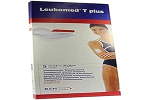 BSN MEDICAL LEUKOMED transp.plus stérile Pflaster 10x30 cm 5 Stück