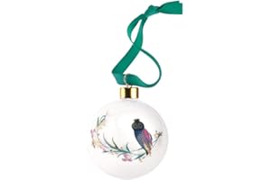 Portmeirion Home & Gifts - Bola navideña (cerámica, Multicolor, 9 Unidades)
