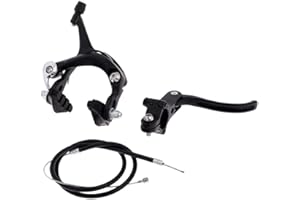 SITRDA Alloy U Brake Caliper Levers &Cable Kit Front Rear Pair Set Replacement for BMX Bicycle Repair Parts Accessory