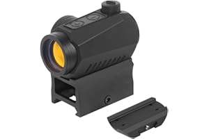 Mifhnby Red Dot Sight 1x20mm 2MOA Red dot Motion Awake Red Dot Scope con Co-Witness Riser e supporto a basso profilo