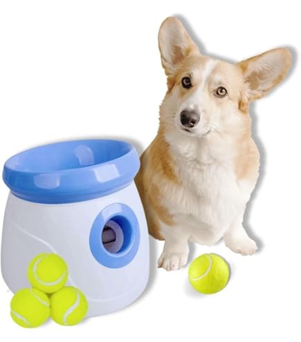 Yosoo Health Gear Automatische Balwerper – 3 Afstanden (3/6/9 M) – Oplaadbaar (2200 MAh) – Voor Kleine En Middelgrote Honden