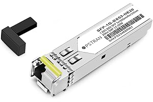 OPSTRAN 1000BASE-BX BiDi SFP Optical Transceiver Module Compatible with NETGEAR SFP-GE-BX 1550nm-TX/1310nm-RX 20km DOM Simplex LC SMF
