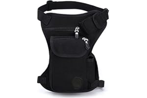 Hebetag Torba na talię na zewnątrz płócienna torba na nogi dla mężczyzn kobiet podróż taktyczna motocykl rower jazda na rowerze piesze wycieczki kemping udo torba biodrowa na co dzień plecak na co