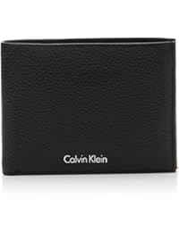 CALVIN KLEIN carteras hombre K50K503606 001 GUIJARRO CUERO 5CC COIN +
