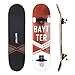 Produktbild BAYTTER® Skateboard Komplett Board Funboard 79x20cm mit 7-lagigem Ahornholz und ABEC-11 Kugellager 95A Rollenhärte, für Kinder, Jugendliche und Erwachsene, 3 Farben wählbar (holzfarbig)
