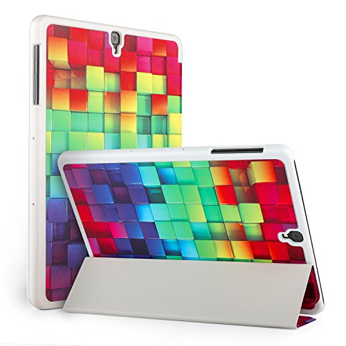 Samsung Galaxy Tab S3 9.7 hülle, IVSO hochwertiges PU Leder Etui hülle Tasche Case – mit Standfunktion, super 360° Anti-Wrestling, ist für Samsung Galaxy Tab S3 9.7 Tablet-PC perfekt geeignet (Für Samsung Galaxy Tab S3 9.7, C-Muster09) - 2