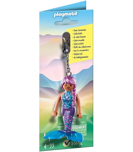 PLAYMOBIL Schlüsselanhänger Reiterin – Robuste Mini-Figur Zum Anhängen & Sammeln