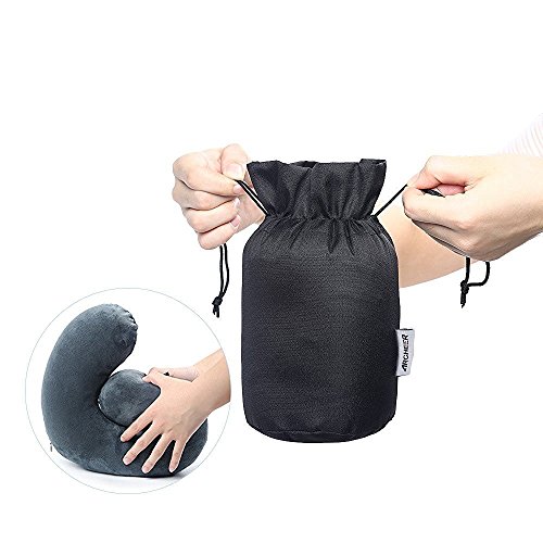 Nackenkissen Reisekissen Nackenhörnchen Schlafkissen Nackenstützkissen Extrem Weiches & Bequemes Gedächtnisschaum Für bequemen Schlaf im Flugzeug, Auto, Zug – Tolles Reise-Accessoire-Geschenk - 3