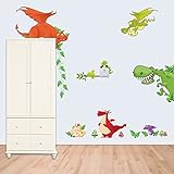 Dinosaur Pattern Wall Stickers DIY Removable Art Vinyl Quote Wall Sticker Decal Mural Home Room