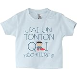 Tee Shirt Enfant Et Bebe Texte Humour Bebe Motard Moto Fille Et Garcon Cadeau De Naissance Vetement Enfant Amazon Fr Vetements