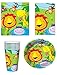 Produktbild Jungle Animal 8 Gedecke Party Pack – 8 Becher, 8 Teller 16 x Servietten & 1 Tischdecke