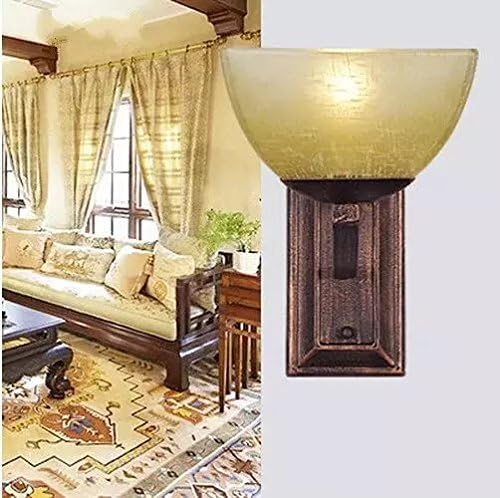 FANDBO-Continental Iron luxury living room bedroom hallway wall lamp bedside lamp