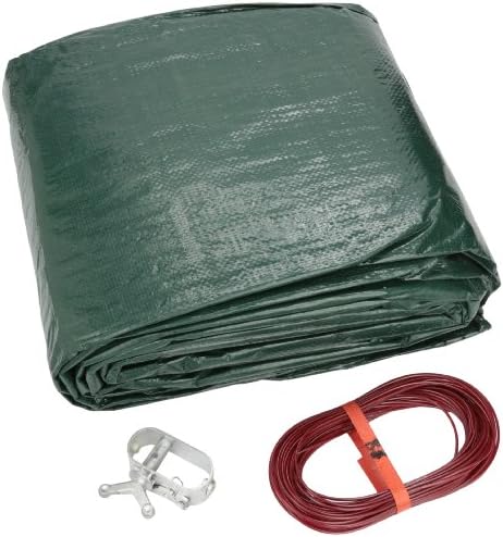 GLI Aquacover Estate 16 by 25-Feet Oval Solid Winter Cover System for Above Ground Pools