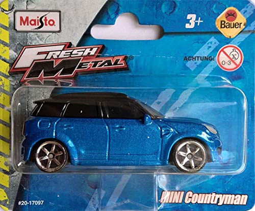 Preisvergleich Produktbild Maisto Mini Cooper Countryman - 1:64 - Blau / Schwarz Metallic (Edition 2018)