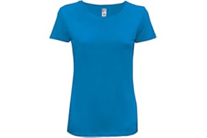 CHEMAGLIETTE! T Shirt Donna - Maglietta Manica Corta Cotone, Tshirt Maglia Maniche Corte da Lavoro, T-Shirt Tinta Unita Stampabili Girocollo, Maglia Basic Evolution T