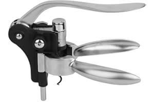 RAGUSO Tire-bouchon à vin en alliage de Zinc ouvre-vin rouge tire-bouchon rotatif ouvre-bouteille manuel avec poignée en forme d'oreilles de lapin mignon