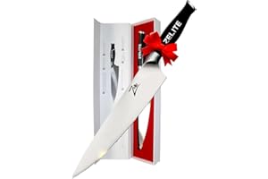 Zelite Infinity Couteau de chef extra long > > Série Comfort-pro > > en acier inoxydable à haute teneur en carbone couteaux X50 Cr MoV 25,4 cm