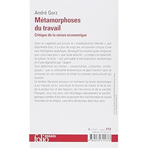 Metamorphoses Du Travail (Folio Essais)