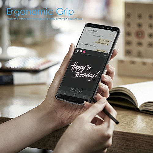 Galaxy Note 8 Funda Bater  a MOONMINI Ultra Delgado Cargador Bater  a Externa Portable Power Bank Backup Carcasa Protectora Para Samsung Galaxy Note 8 Negro