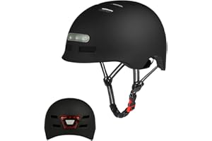 ‎SELFLOVE SelfLove Fahrradhelm mit Integriertem LED-Scheinwerfer und Rücklicht Leichter Fahrradhelm für Erwachsene Männer und Frauen