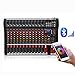 Produktbild Power Mixer Rote Farbe 12-Kanal Mixer Stage Performance Karaoke Mit USB Bluetooth Reverb Effect Monitor Professioneller 12-Kanal Tuner Unterstützt USB/SD Karte Professionel