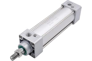 Heschen Cilindro neumático estándar, SC 40-100, PT1/4'' Puerto, 40mm diámetro, 100mm Carrera, Doble Efecto