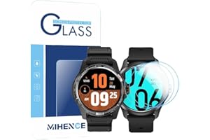 MIHENCE Folia ochronna kompatybilna z TicWatch Atlas/Pro 5 Enduro / Pro 5 Android Smartwatch, szkło 9H, folia ochronna na wyświetlacz do Pro 5 Enduro / Pro 5 Android / Pro 3 / Pro 3 Ultra GPS