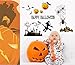Produktbild B & Y Happy Halloween Kürbisse Spooky Spider und Fledermäuse Grab Wand Aufkleber Fenster Aufkleber Halloween Dekorationen für Kinder Zimmer Kinderzimmer Halloween Party
