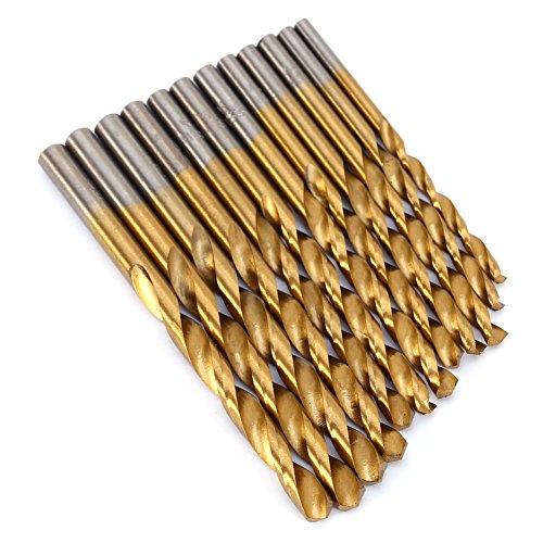 99 Stück Titanium beschichtet High-Speed-Stahl Bohrer Elektrowerkzeuge Werkzeug-Sets Tool Kit HSS-Bohrersets 1.5mm-10mm &Super Angebot - 3