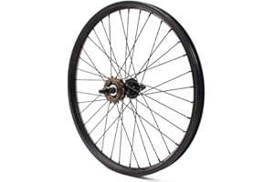 KHEBIKES KHE BMX ruota posteriore 20 pollici 10 mm asse 7500 alluminio cerchio 36 fori nero pignone a 16 denti