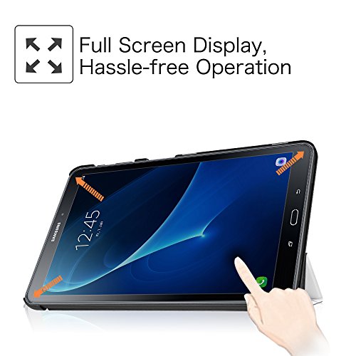 Fintie Samsung Galaxy Tab A 7.0 Hülle – Ultra Schlank Superleicht Ständer Slim Shell Case Cover Schutzhülle Etui Tasche für Samsung GALAXY Tab A 7.0 ZollSM-T280 / SM-T285 Tablet(2016 Version), Weiß - 7